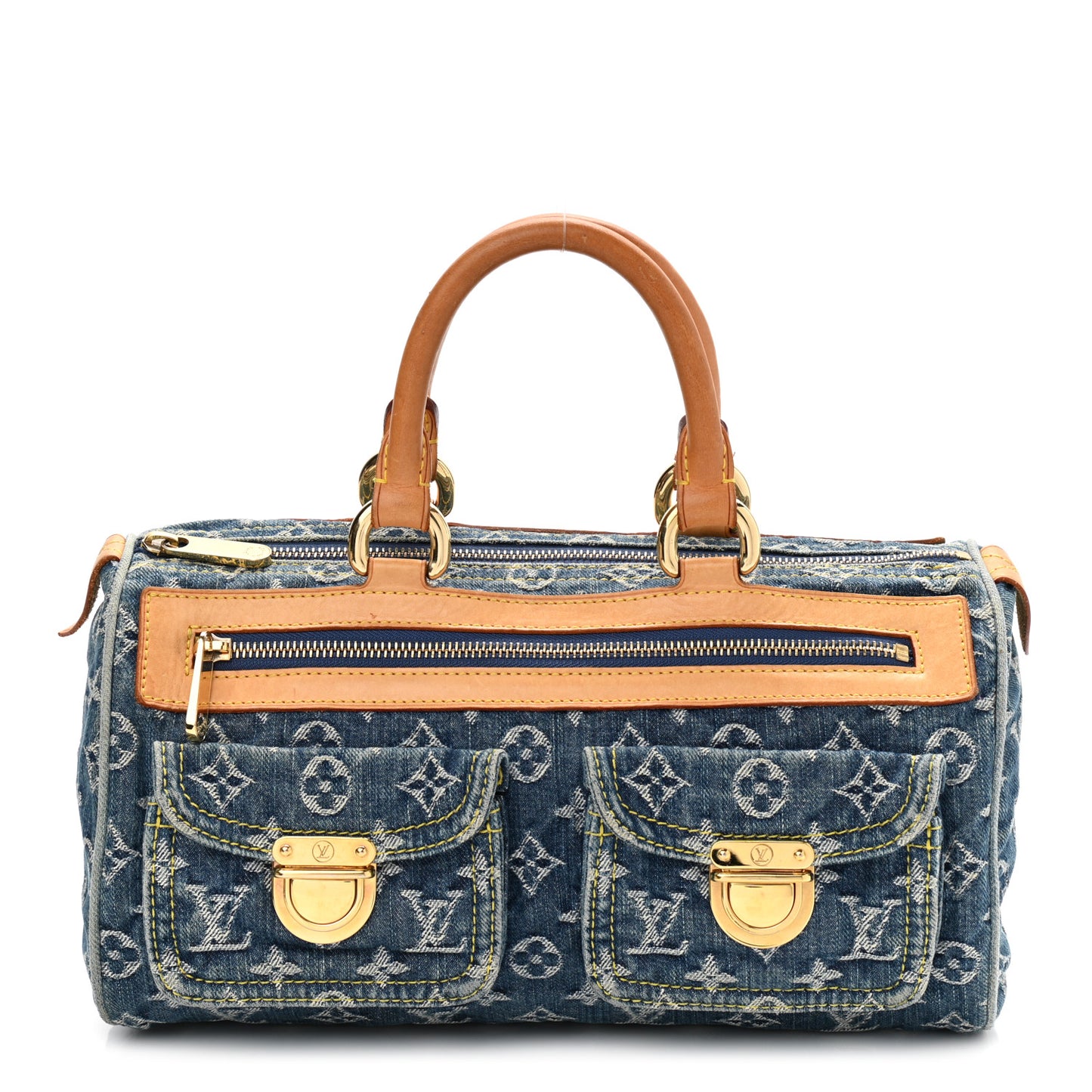 Monogram Denim Neo Speedy Blue