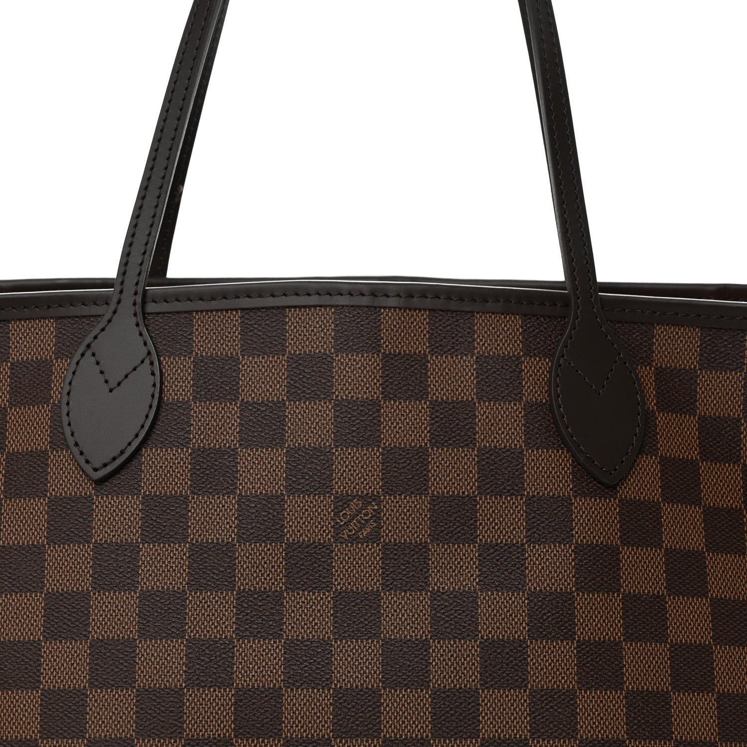 Louis Vuitton Damier Ebene Neo Neverfull MM Rose Ballerine 8 of 11