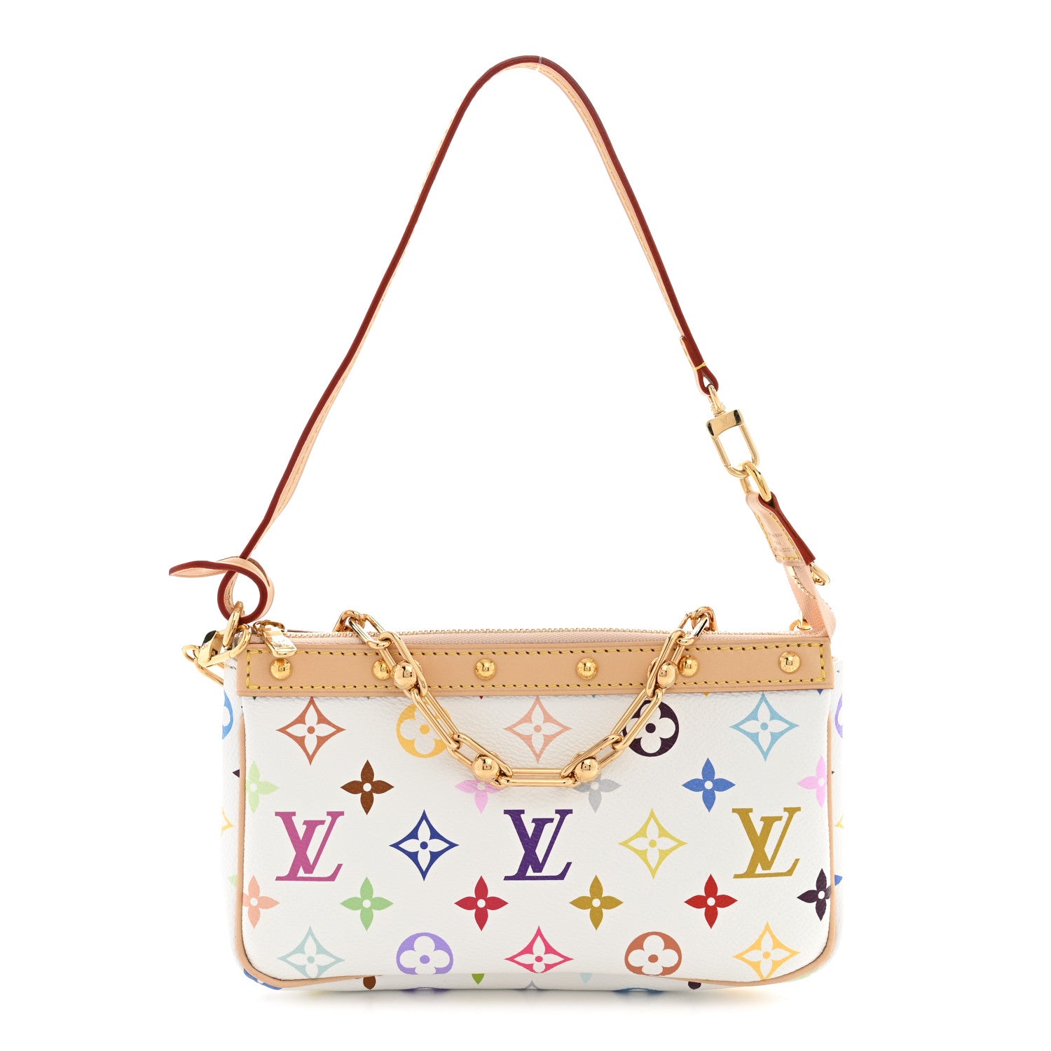 Louis Vuitton LV X TM Monogram Multicolor Pochette Accessories White 1 of 9