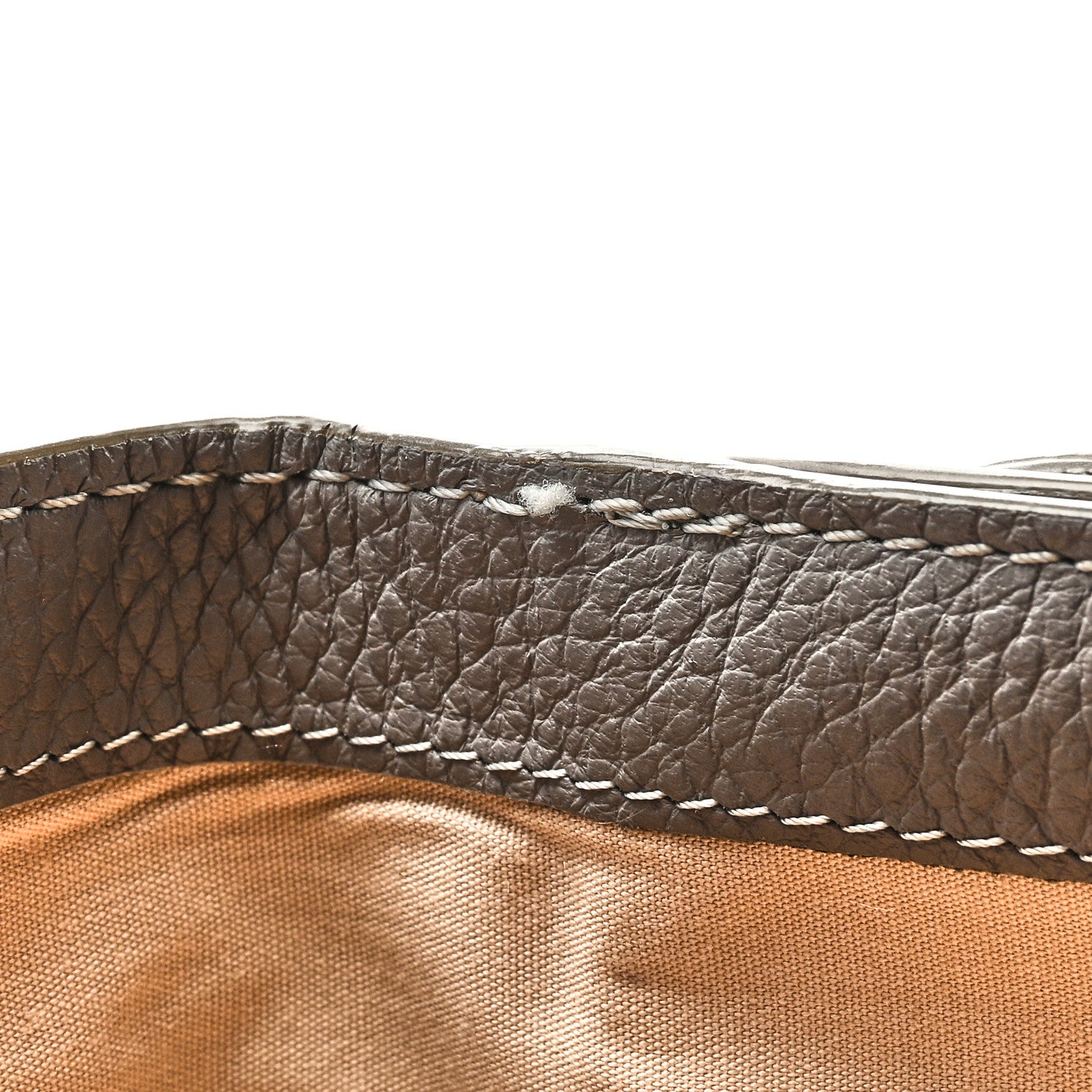 Chloe Grained Calfskin Marcie Square Wallet Cashmere Grey 9 of 9