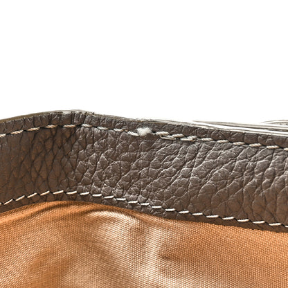 Chloe Grained Calfskin Marcie Square Wallet Cashmere Grey 9 of 9