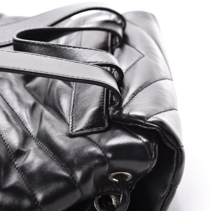 Saint Laurent Calfskin Y Quilted Monogram Small Loulou Backpack Black 12 of 12