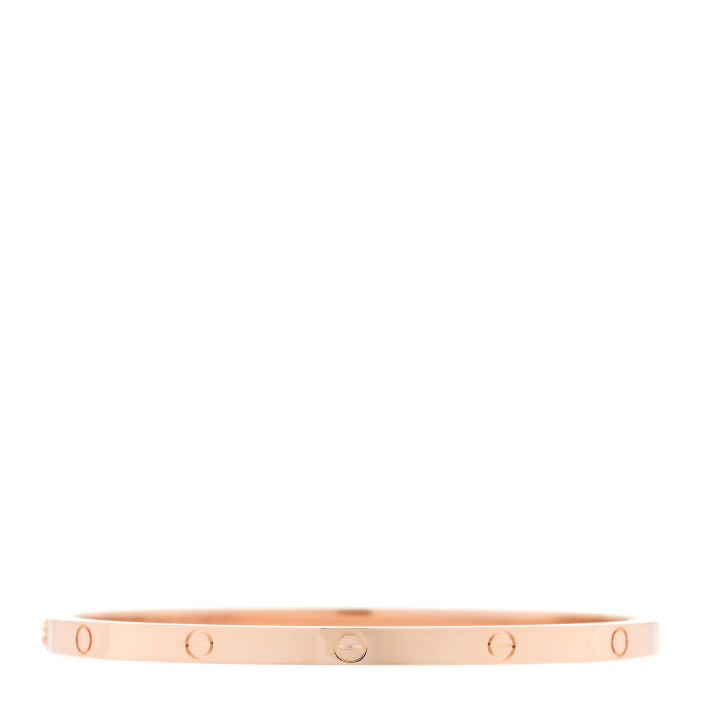 18K Pink Gold Small LOVE Bracelet 17