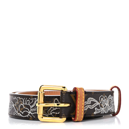 Louis Vuitton Monogram Dentelle Belt 90 36 1 of 17
