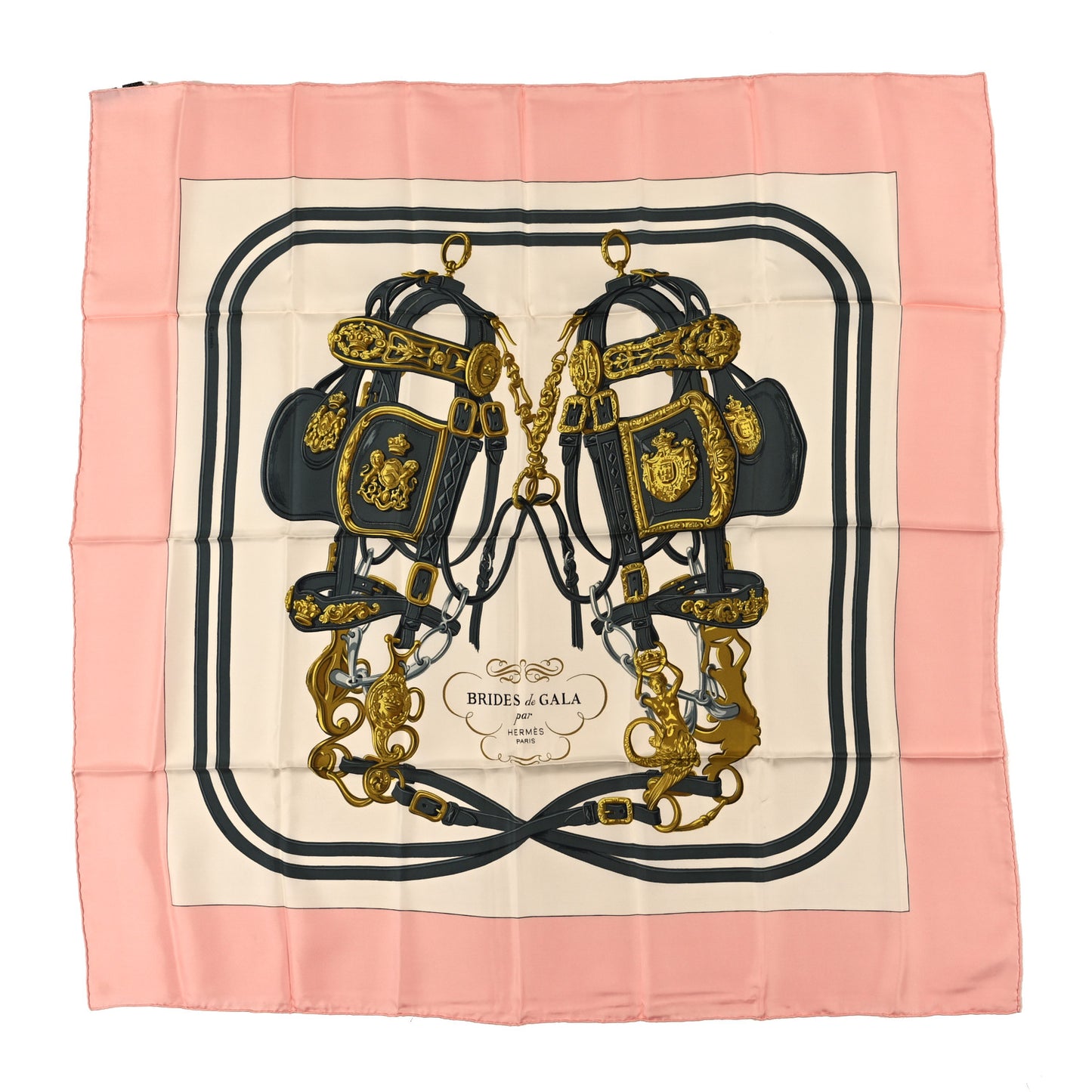 Silk Brides De Gala Scarf 90 Pink Multicolor