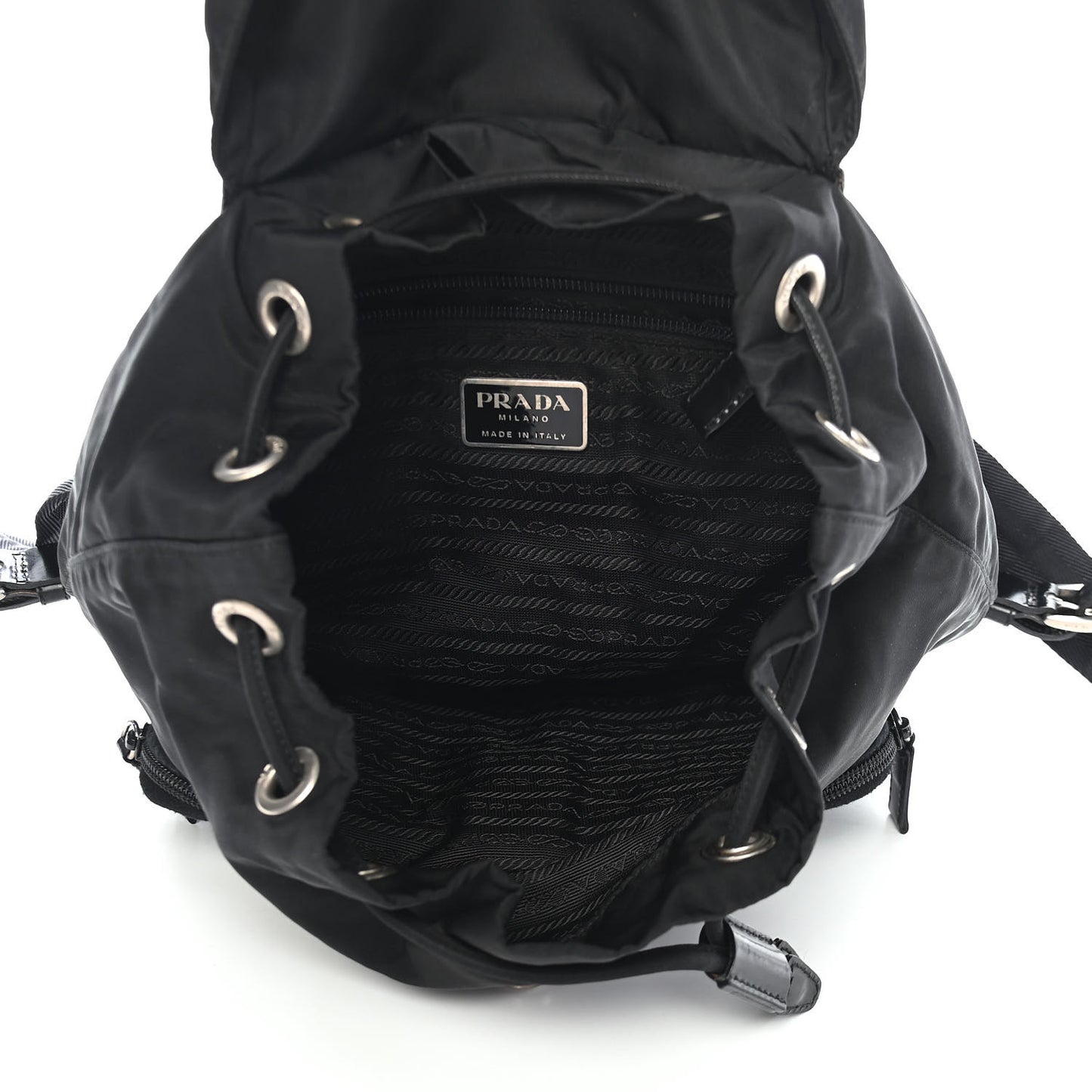 Nylon Vela Medium Backpack Black