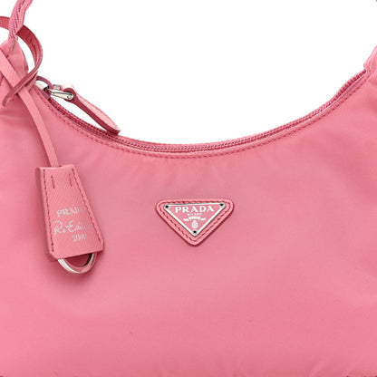 Prada Tessuto Nylon Mini Re-Edition 2000 Bag Begonia 9 of 13
