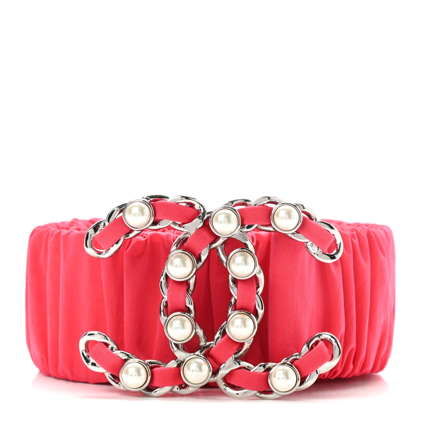 Lambskin Pearl CC Belt 85 34 Red