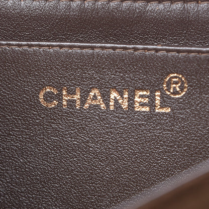 Chanel Suede Quilted Jumbo Single Flap Brown 6 of 9