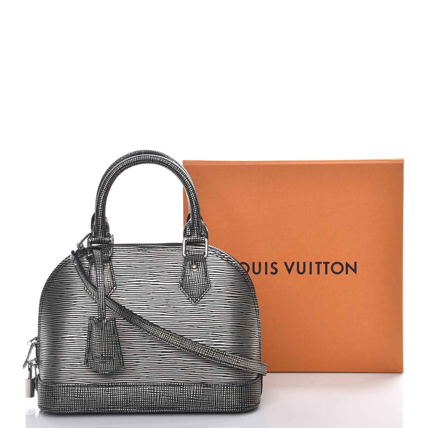 Louis Vuitton Epi Alma BB Platine 9 of 9
