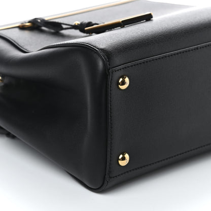 Fendi Vitello Elite Petite 2Jours Tote Black 7 of 9