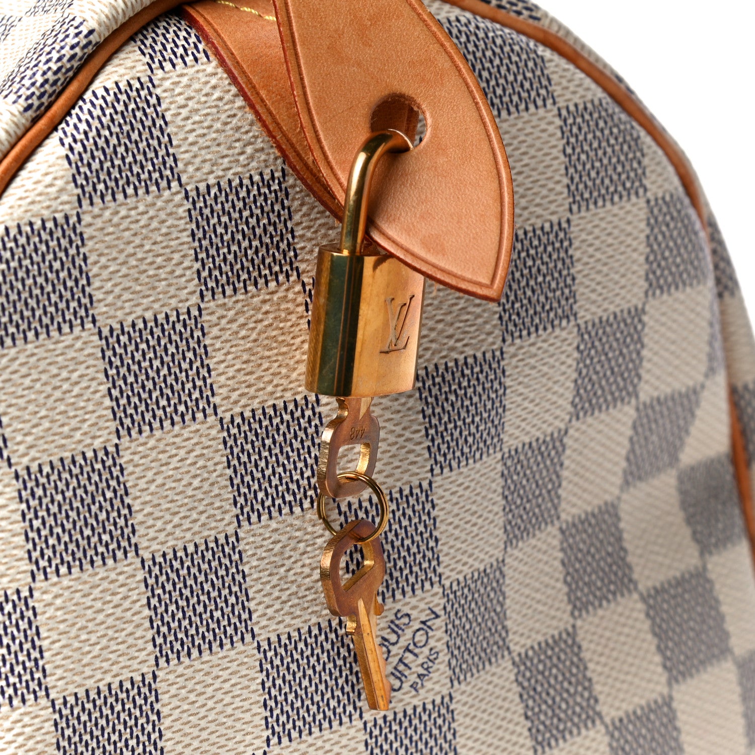 Louis Vuitton Damier Azur Speedy 30 7 of 9
