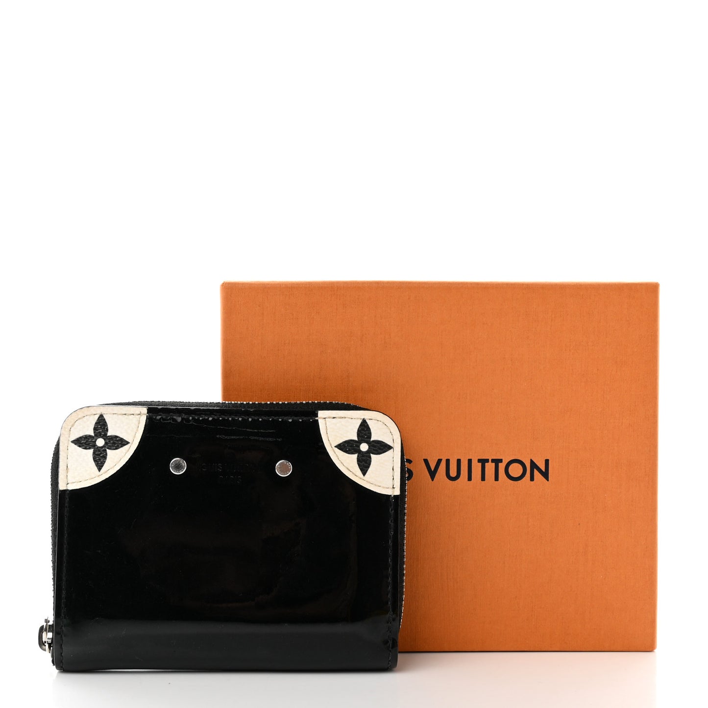 Patent Miroir Venice Zippy Coin Purse Black