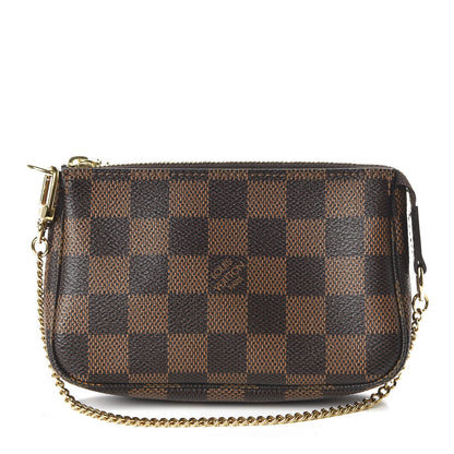 Louis Vuitton Damier Ebene Mini Pochette Accessories 1 of 10