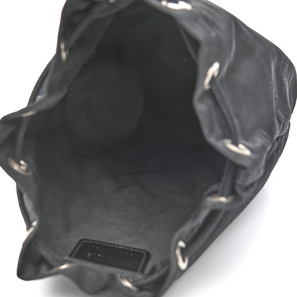 Prada Saffiano Tessuto Nylon Vela Bucket Wristlet Black 5 of 7