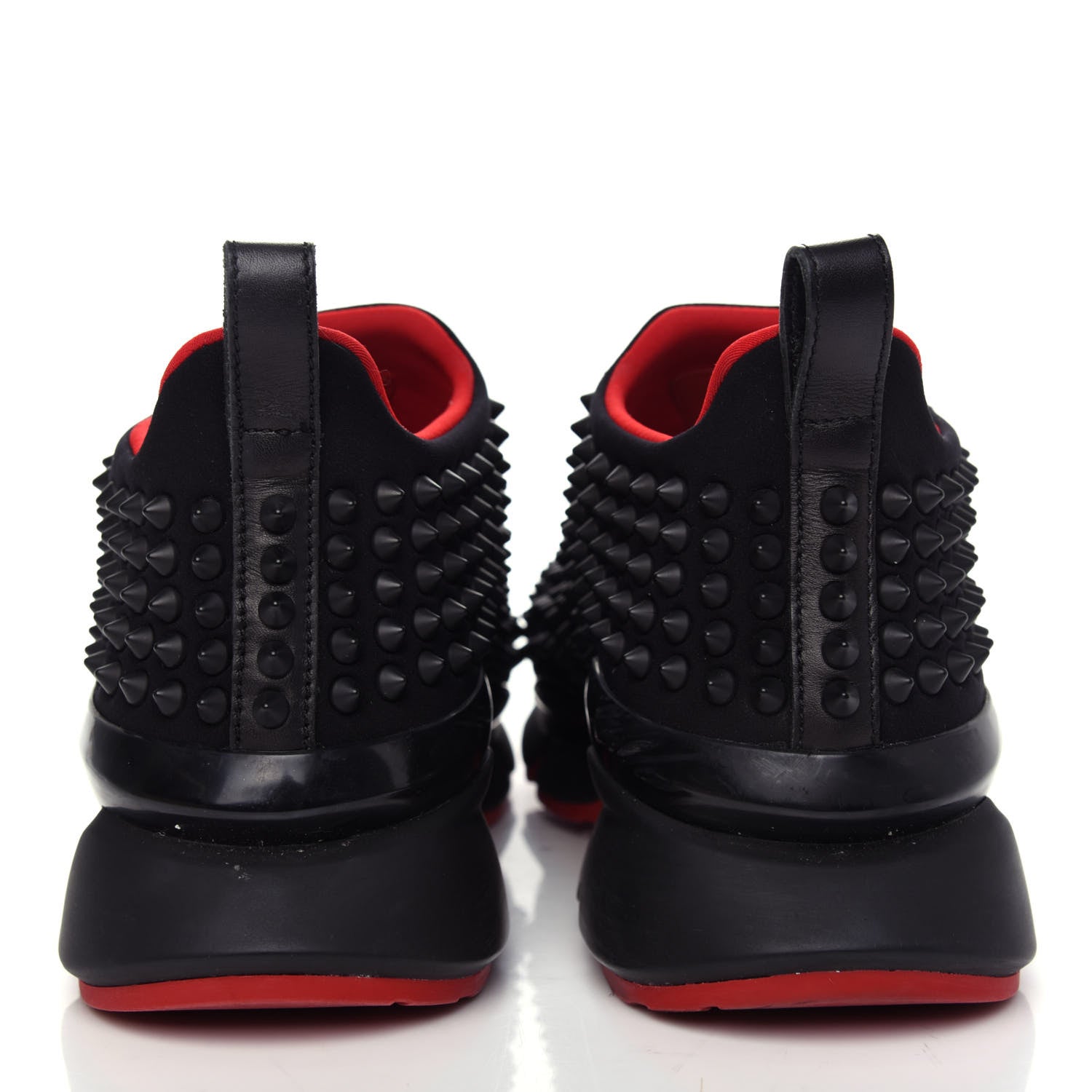 Christian Louboutin Neoprene Spike Sock Donna Flat Sneakers 36.5 Black 7 of 11