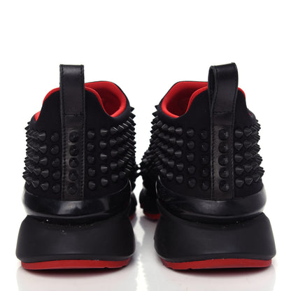 Christian Louboutin Neoprene Spike Sock Donna Flat Sneakers 36.5 Black 7 of 11