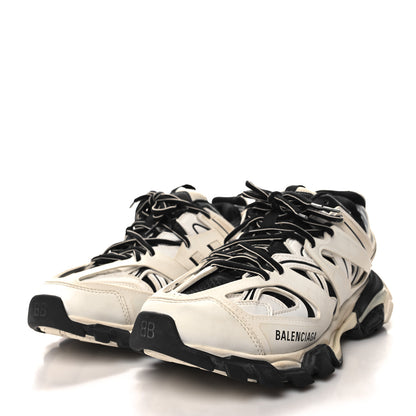 Balenciaga Mesh Nylon Mens Track Sneakers 41 White Black 3 of 7