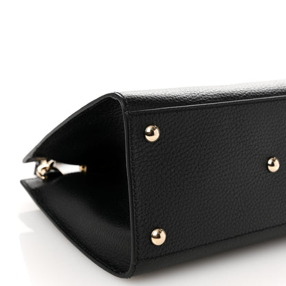 Gucci Dollar Calfskin Medium Soho Top Handle Satchel Black 9 of 10