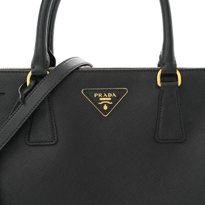Prada Saffiano Lux Medium Galleria Double Zip Tote Black 8 of 13