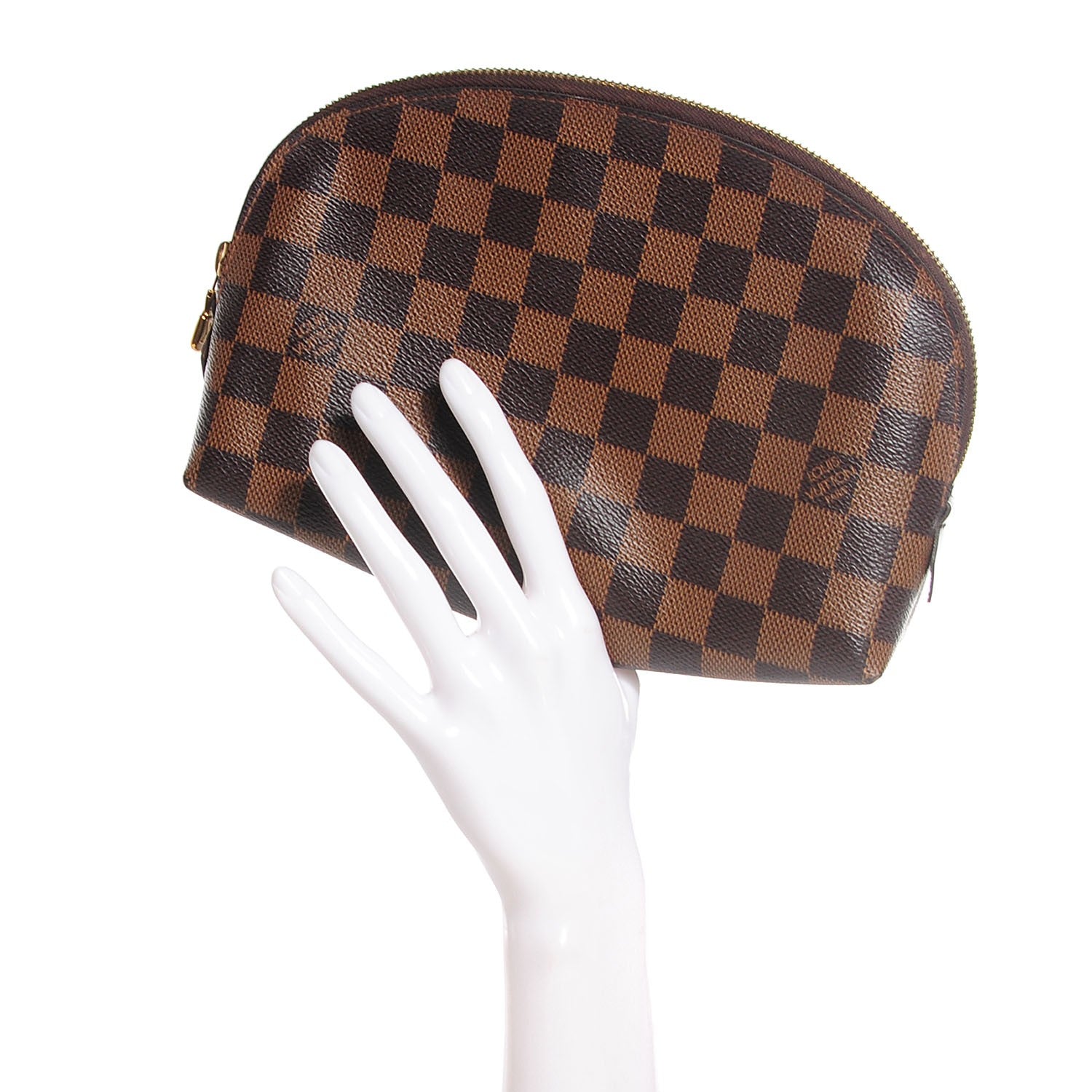 Louis Vuitton Damier Ebene Cosmetic Pouch GM 2 of 7