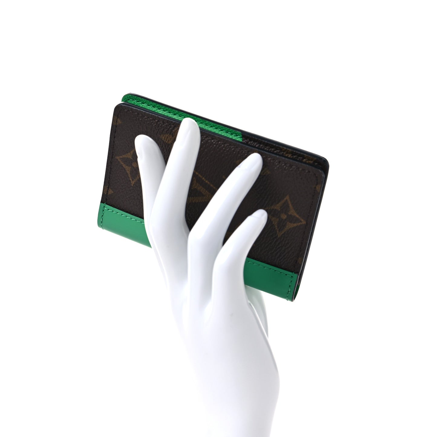 Monogram Pocket Organizer NM Green