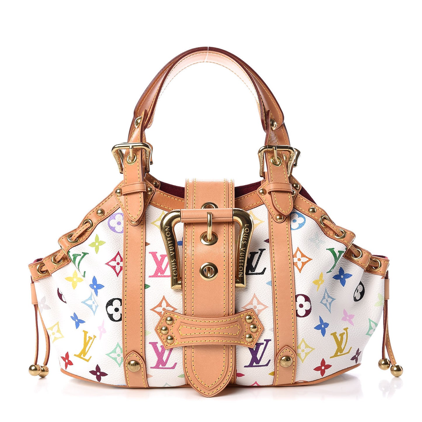 Monogram Multicolor Theda GM White