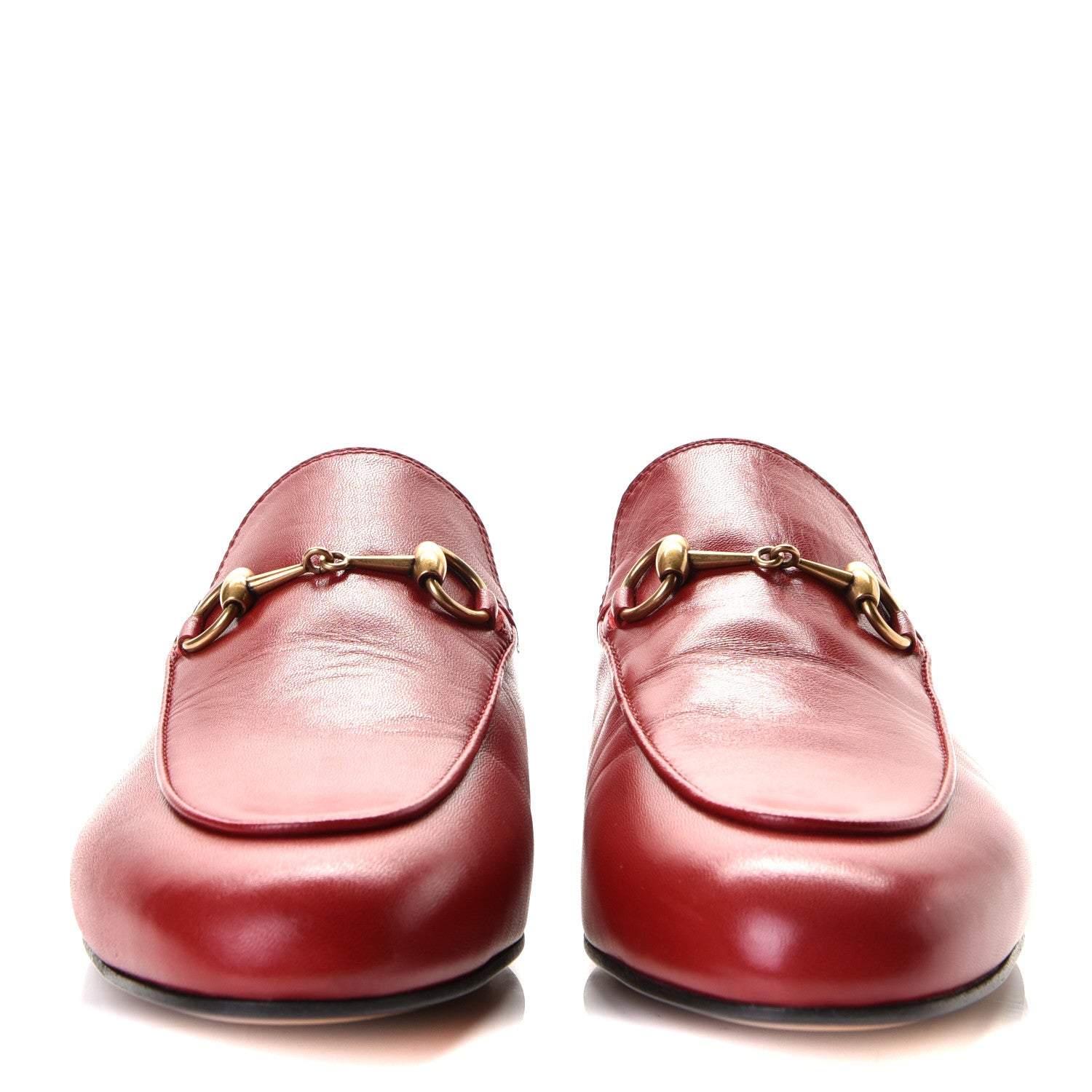 Gucci Malaga Kid Womens Princetown Slippers 38 Hibiscus Red 7 of 11