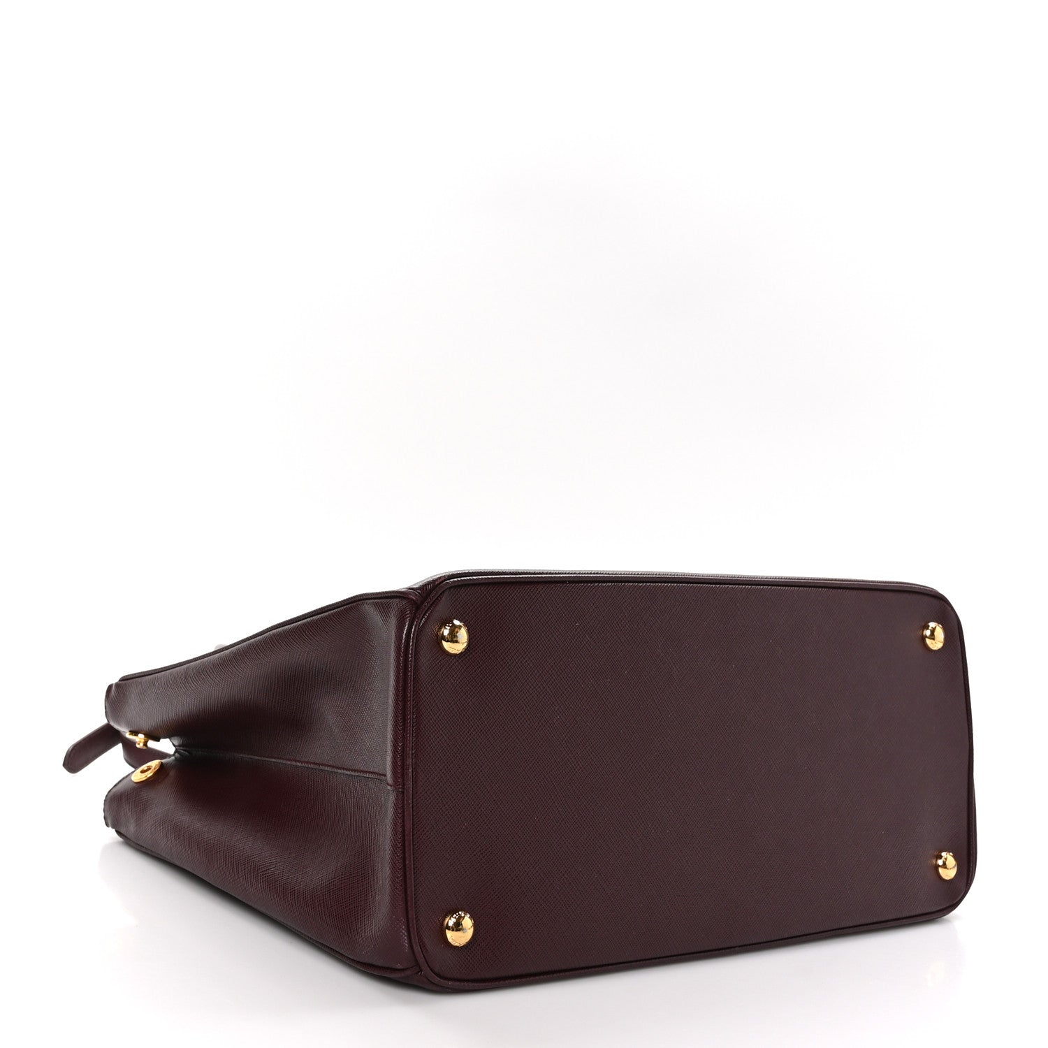 Prada Saffiano Vernice Medium Galleria Double Zip Cerise 4 of 11