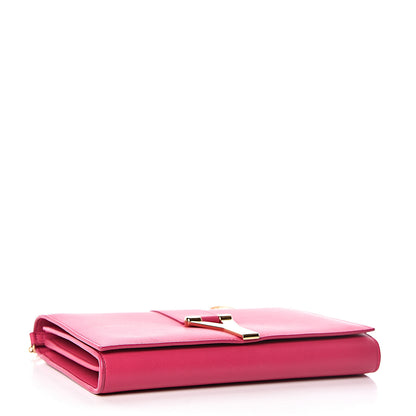 Saint Laurent Calfskin Classic Y Ligne Chain Wallet Bubblegum 4 of 10