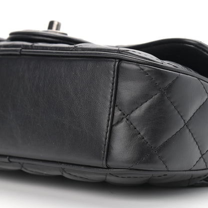 Chanel Aged Calfskin Quilted Small Easy Flap Black 10 of 11