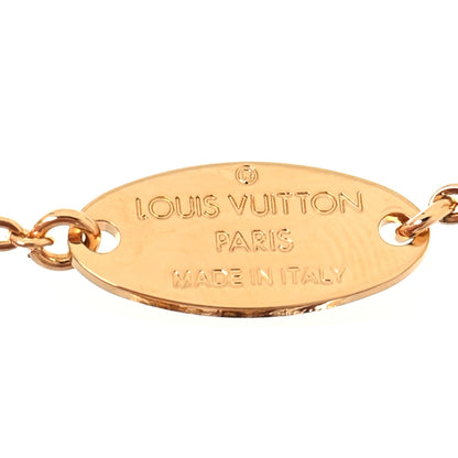 Louis Vuitton Brass Nanogram Bracelet Silver Gold 5 of 6