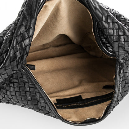 Bottega Veneta Nappa Intrecciato Large Veneta Hobo Nero Black 4 of 5