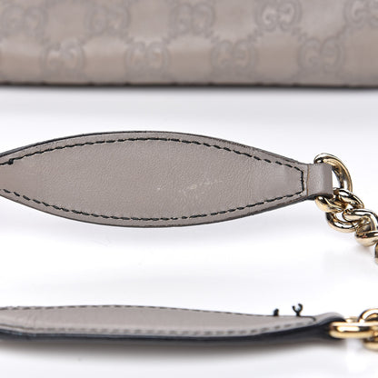 Gucci Soft Guccissima Large Emily Chain Shoulder Bag Storm Grey 11 of 17