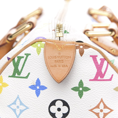Louis Vuitton Monogram Multicolor Speedy 30 White 6 of 15