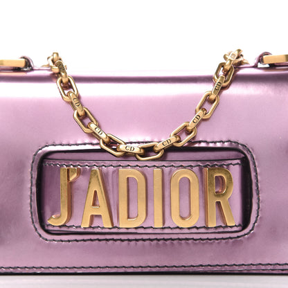 Christian Dior Metallic Calfskin J'Adior Mini Chain Flap Bag Pink 9 of 9