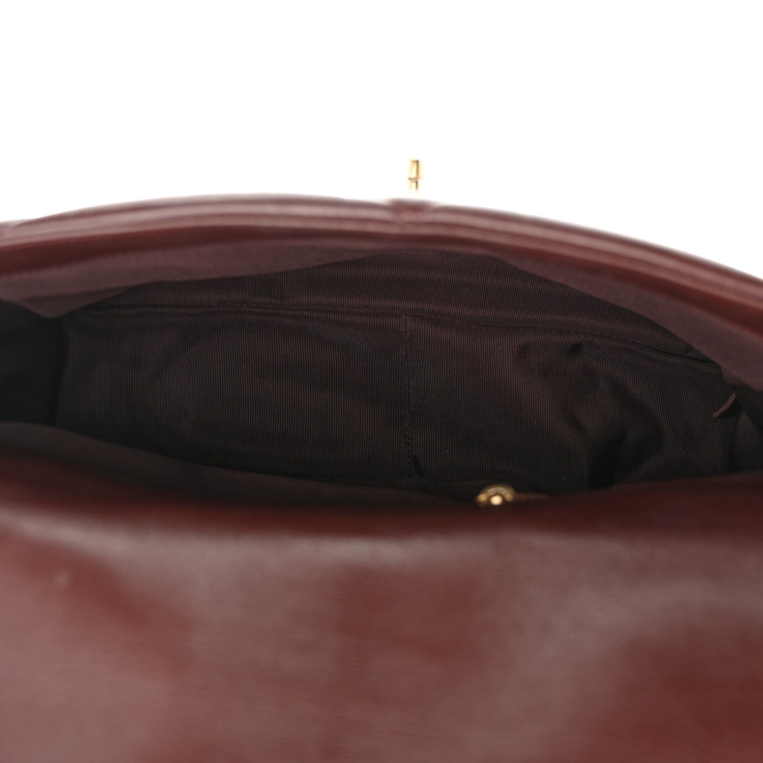 Chanel Goatskin Quilted Large Chanel 19 Flap Brown 5 of 11