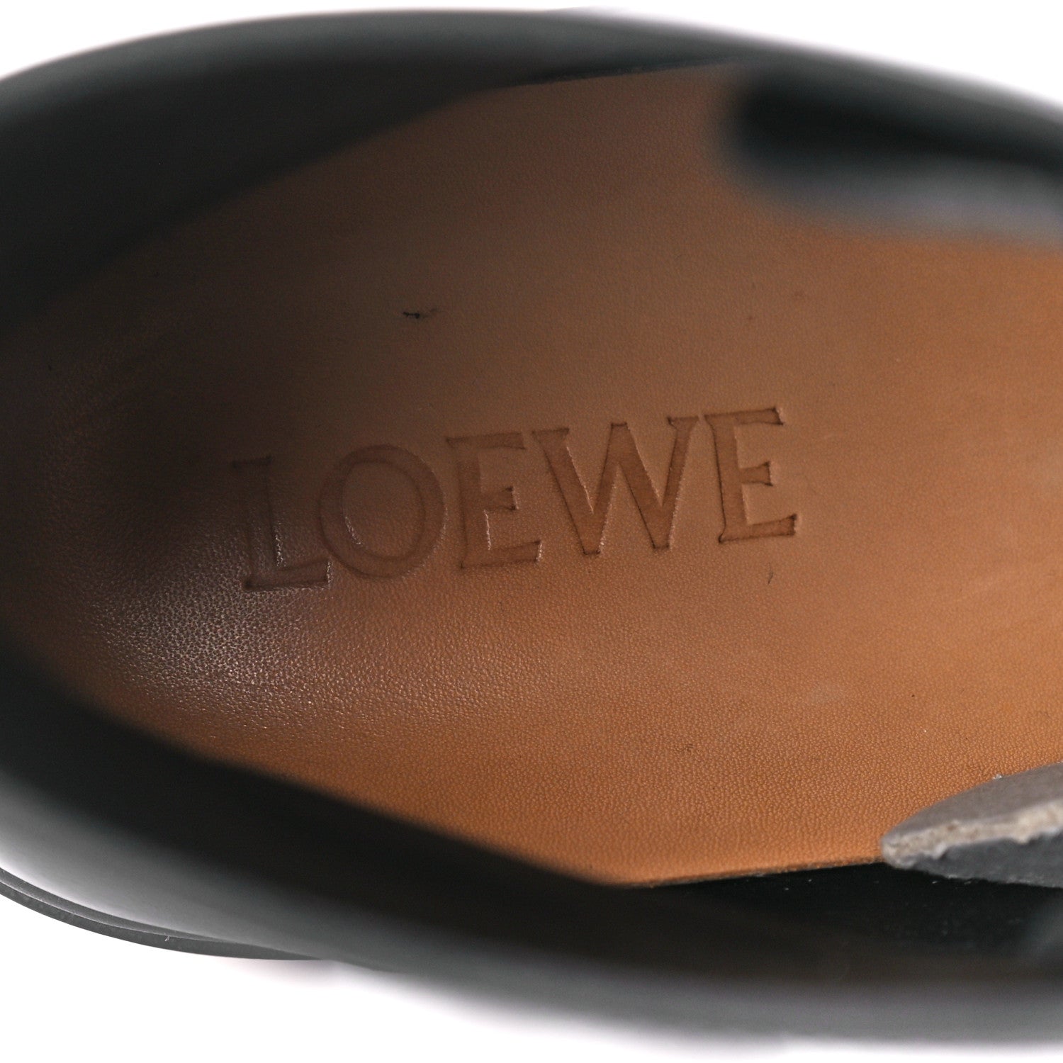 Loewe Calfskin Rubber Combat Boots 37 Black 7 of 9