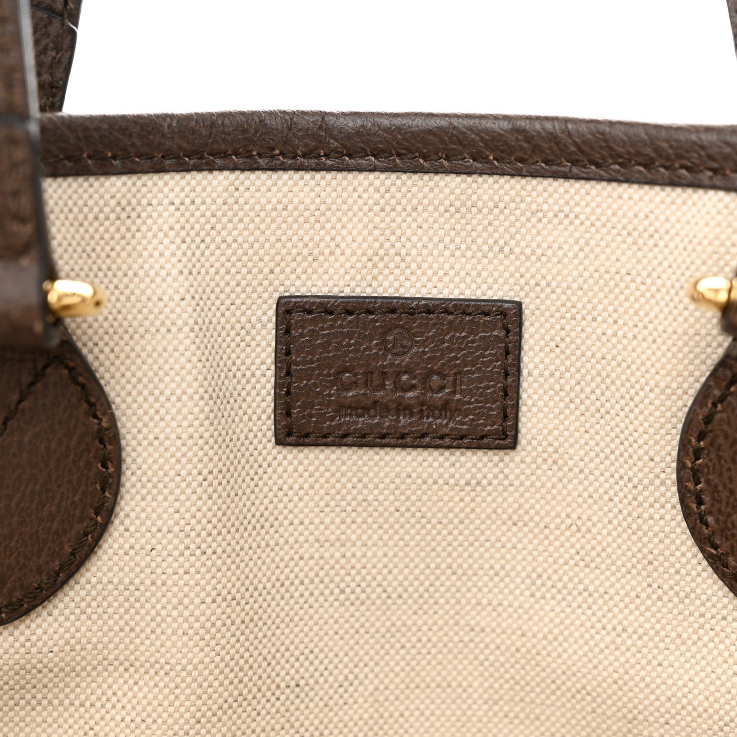 GG Supreme Monogram Textured Calfskin Small Ophidia Shoulder Tote Bag Beige Ebony New Acero