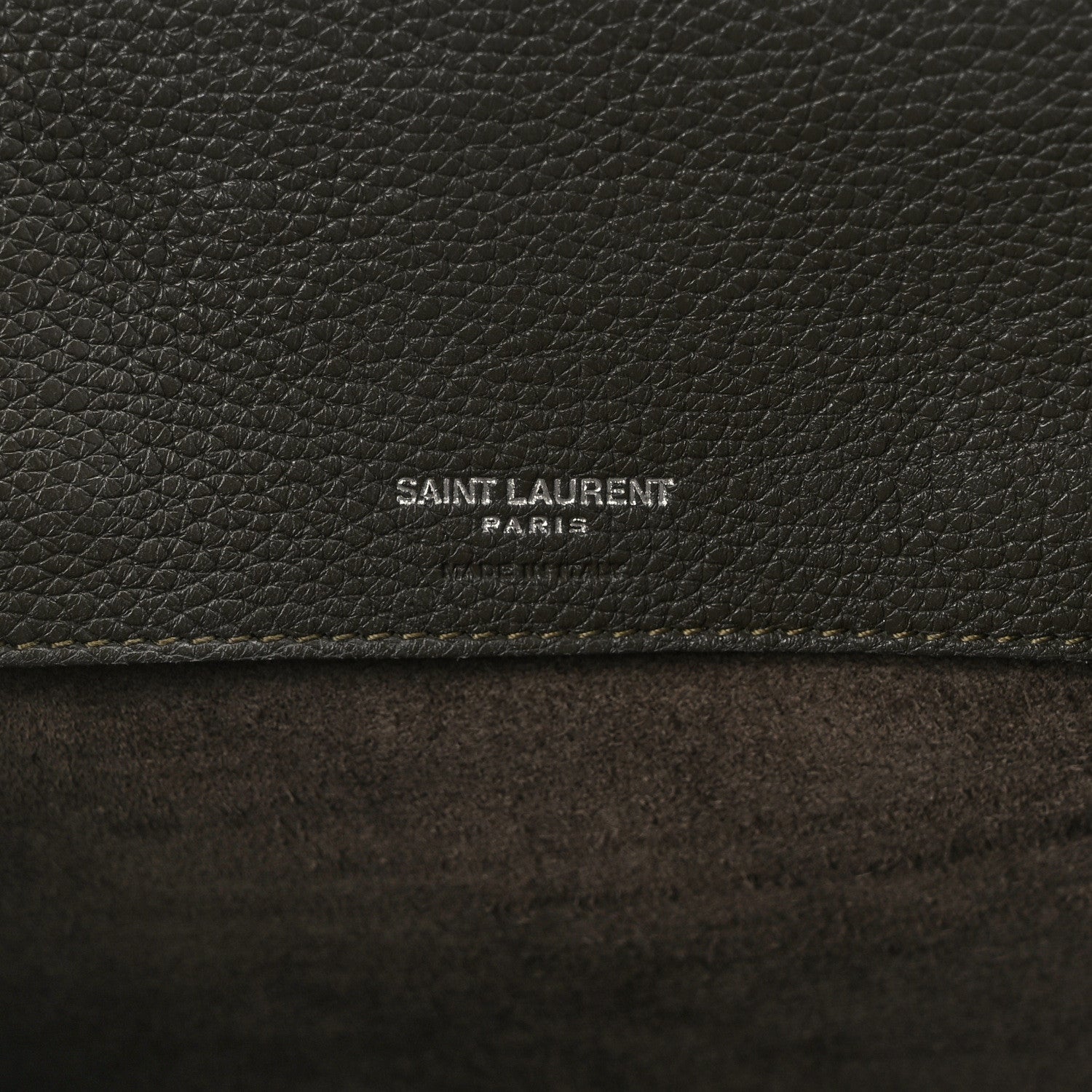 Saint Laurent Grained Calfskin Baby Sac De Jour Souple Earth 6 of 13