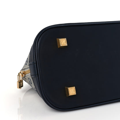 Louis Vuitton Mini Monogram Alma Long Blue 7 of 8