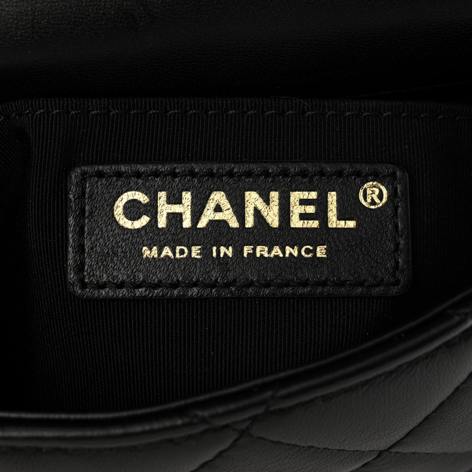 Chanel Lambskin Quilted Mini My Precious Waist Bag Black 6 of 11