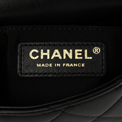 Chanel Lambskin Quilted Mini My Precious Waist Bag Black 6 of 11