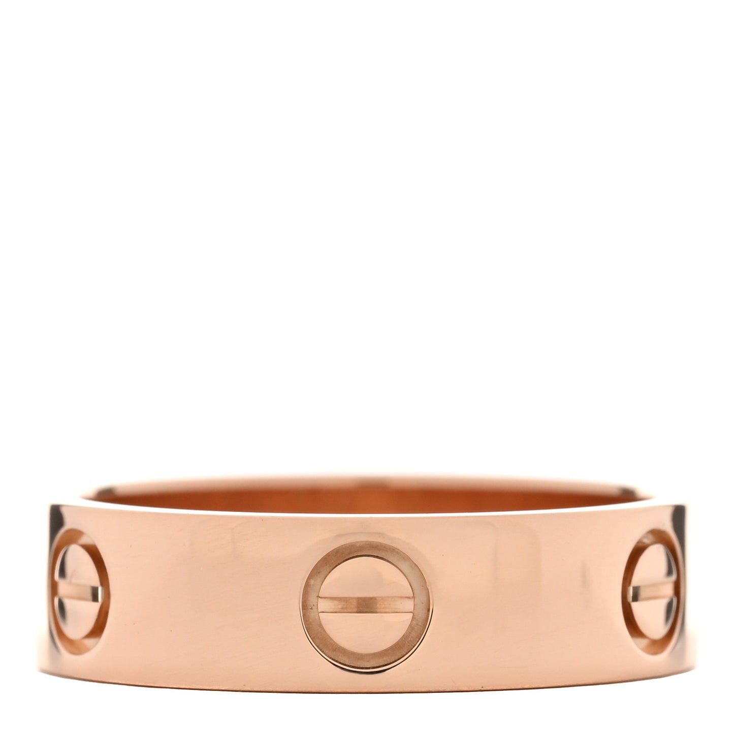 18K Pink Gold 5.5mm LOVE Ring 58 8.25