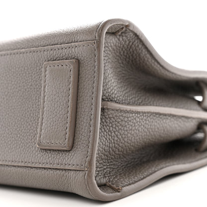 Saint Laurent Grained Calfskin Nano Supple Sac De Jour Fog 11 of 16