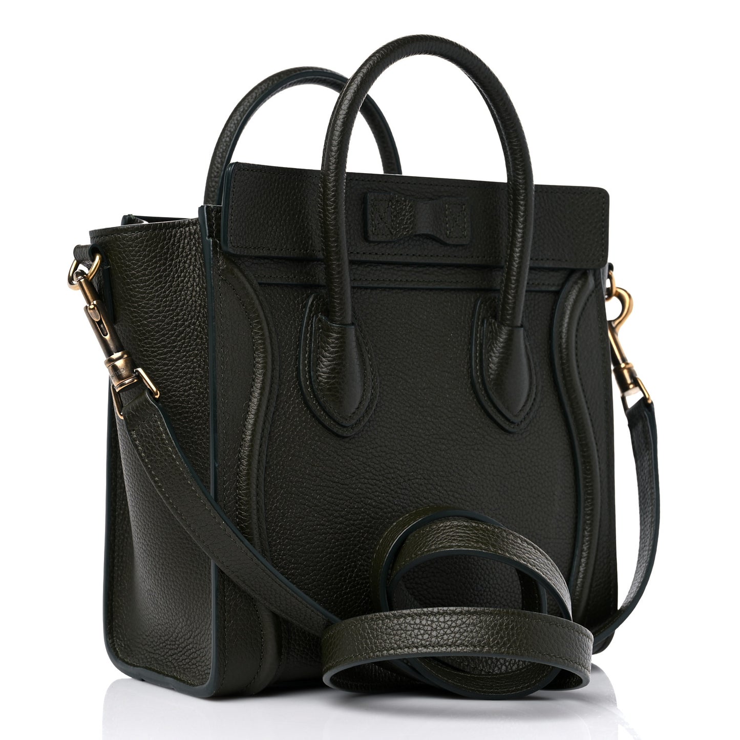 Drummed Calfskin Nano Luggage Amazone
