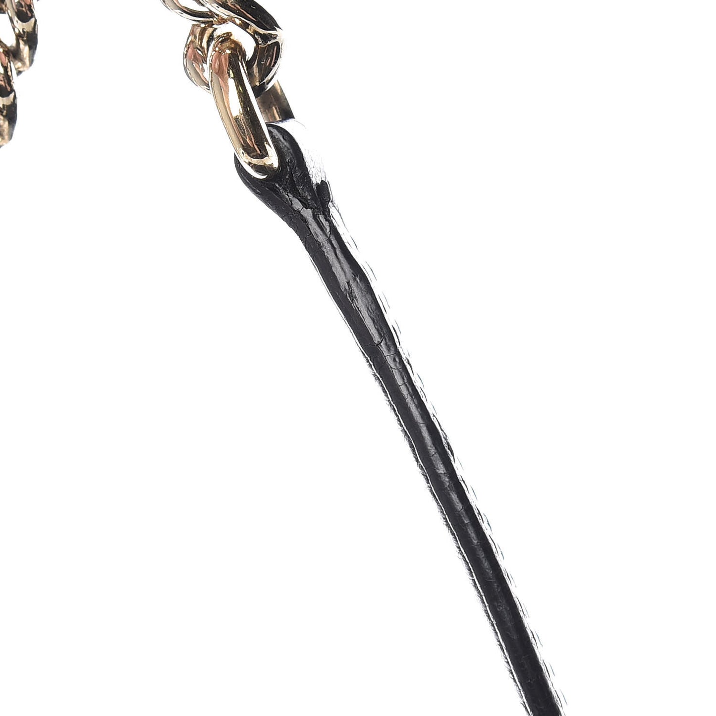Pebbled Calfskin Medium Soho Chain Shoulder Bag Black
