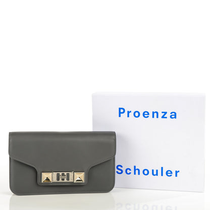 Proenza Schouler Smooth Calfskin PS11 Chain Wallet Heather Grey 5 of 7