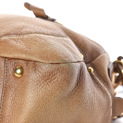 Prada Cervo Antik Dome Satchel Sughero 23 of 25