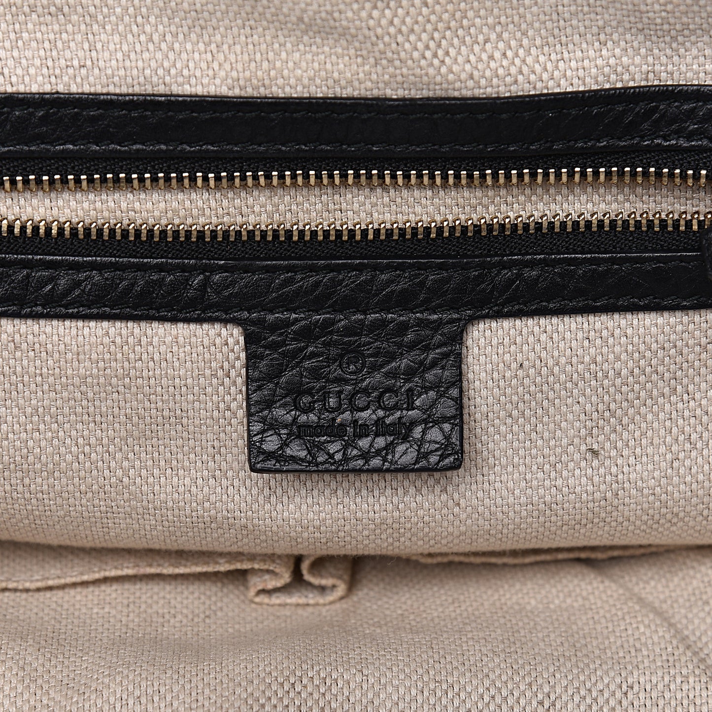 Pebbled Calfskin Medium Soho Shoulder Bag Black
